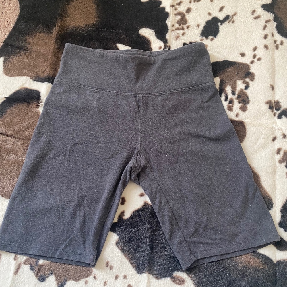 Gray Biker Shorts